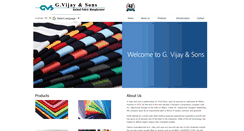 Desktop Screenshot of gvijaysons.com