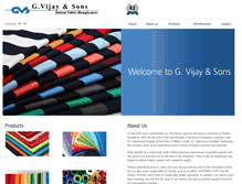 Tablet Screenshot of gvijaysons.com